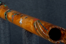 Western Red Cedar Burl Native American Flute, Minor, Mid G-4, #S18K (9)